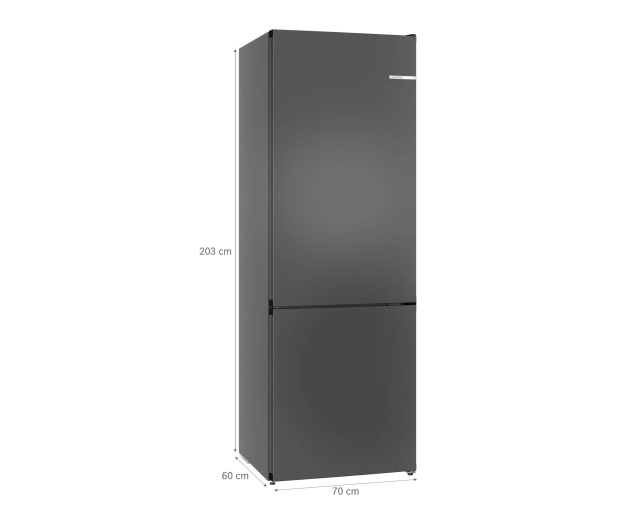 Lodówka Bosch KGN49OCAF PerfectFit No Frost 203cm Antracytowa Stal Komora Zero 440L - 1516142 - zdjęcie 5